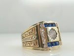 Colored Stone Rings  -  Men'