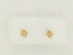 Lady's Polished 10 Karat Button Earrings