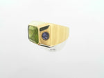 Colored Stone Rings  -  Men'