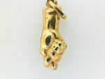charm hand evil eye lucky charm gold