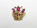 Colored Stone Rings  -  Men'