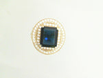 Colored Stone Rings  -  Men'