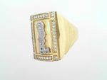 Precious Metal (No Stones) Fashion Rings - Men'