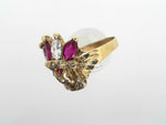 Colored Stone Rings  -  Men'
