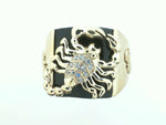 Colored Stone Rings  -  Men'