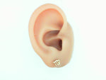 Lady's Polished 10 Karat Button Earrings
