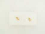 10 Karat Button Earrings